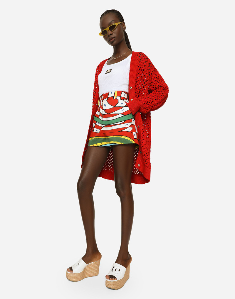 Dolce & Gabbana Long crochet cardigan outlook