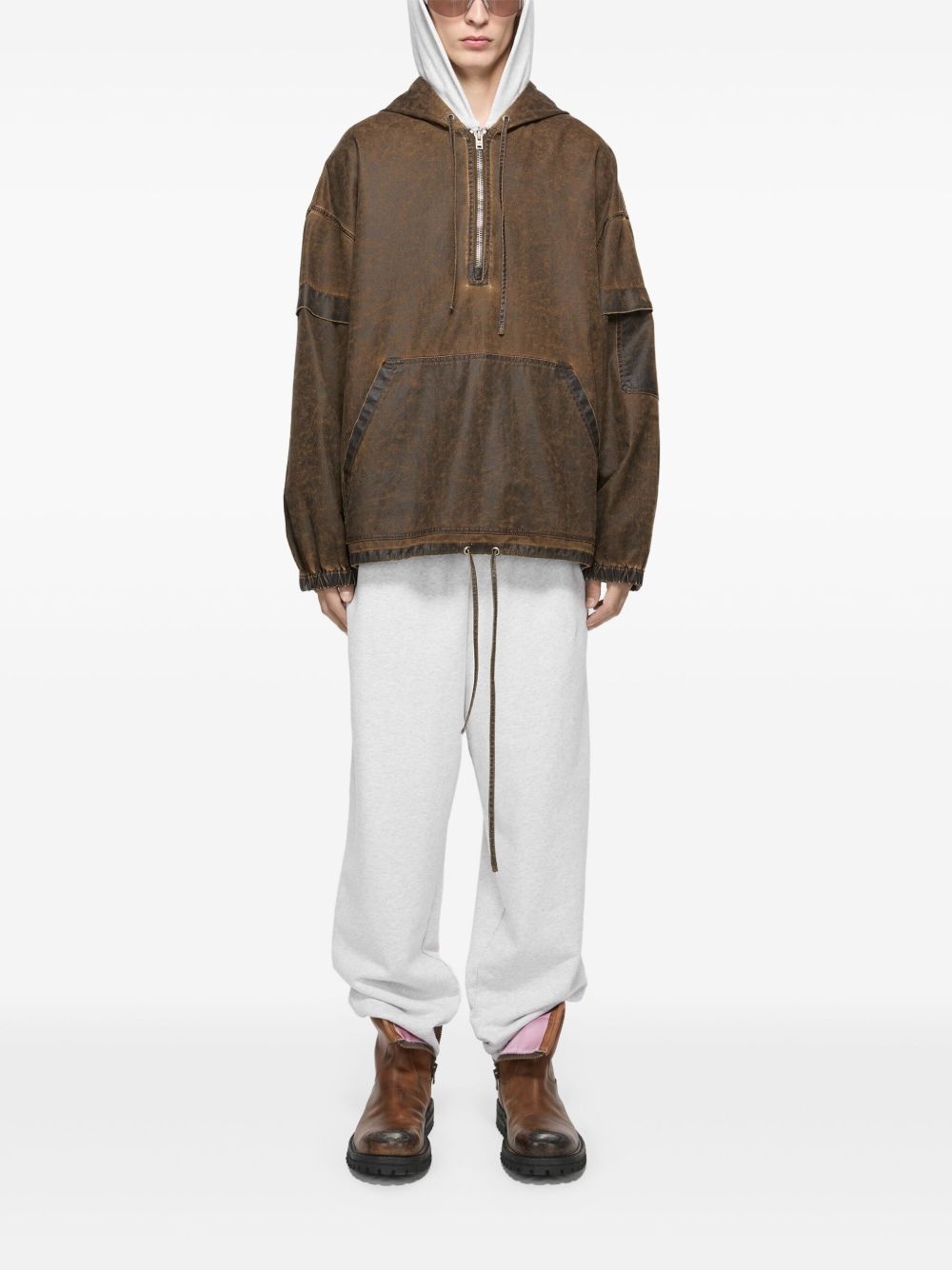 cotton track pants - 3