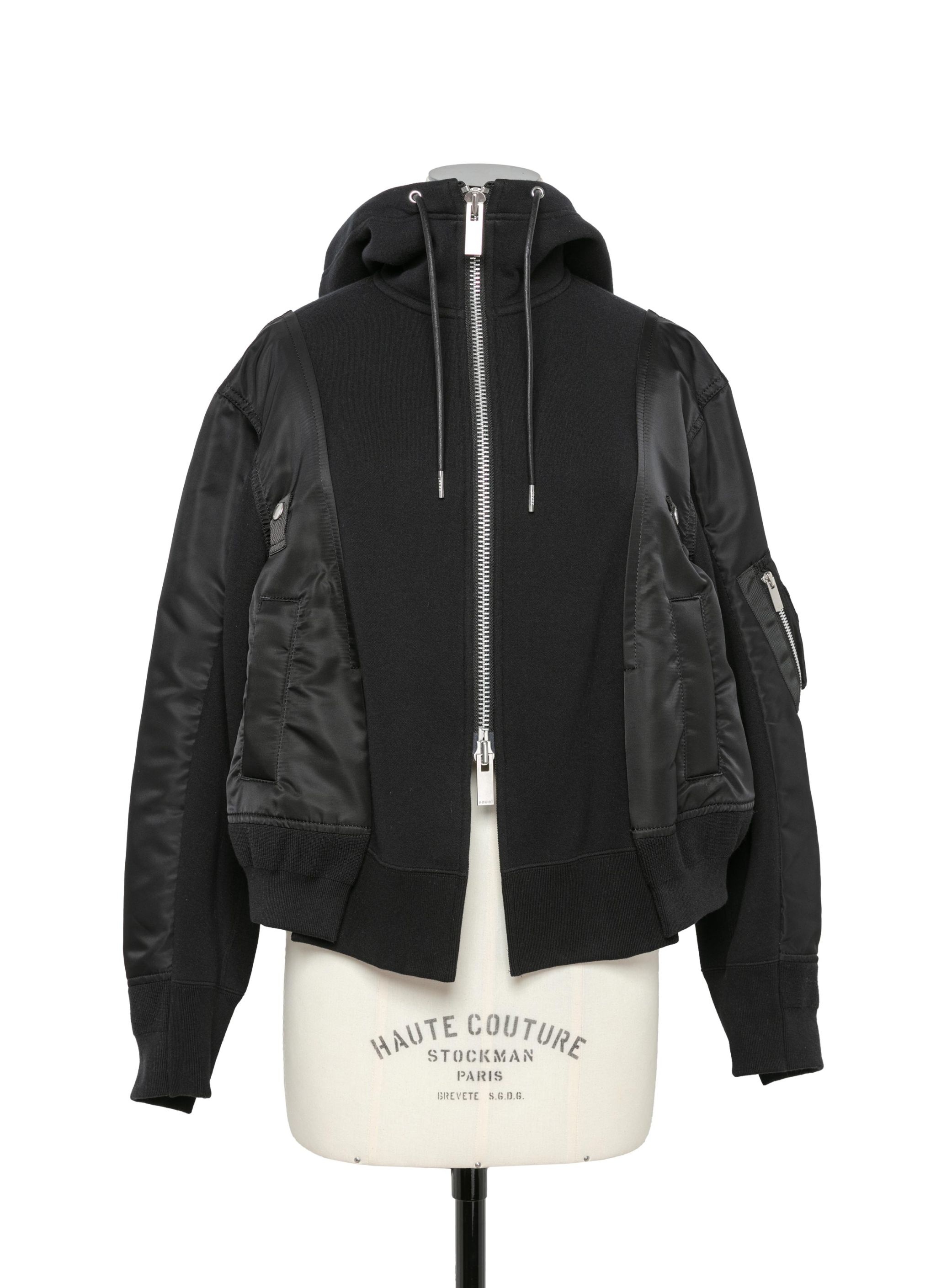 Nylon Twill x Sponge Sweat Hoodie - 1