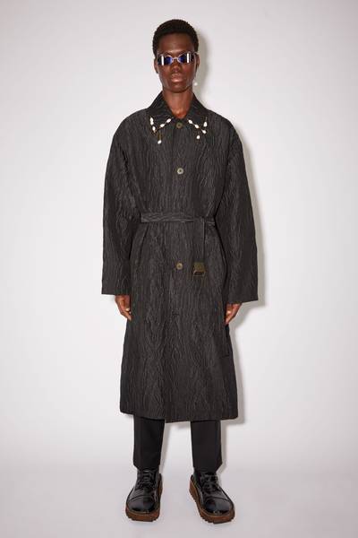 Acne Studios Relaxed fit coat - Black outlook