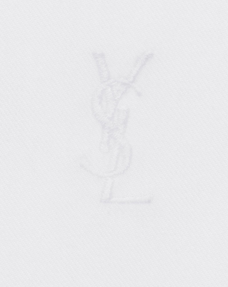 lavallière-neck blouse in cotton poplin 4