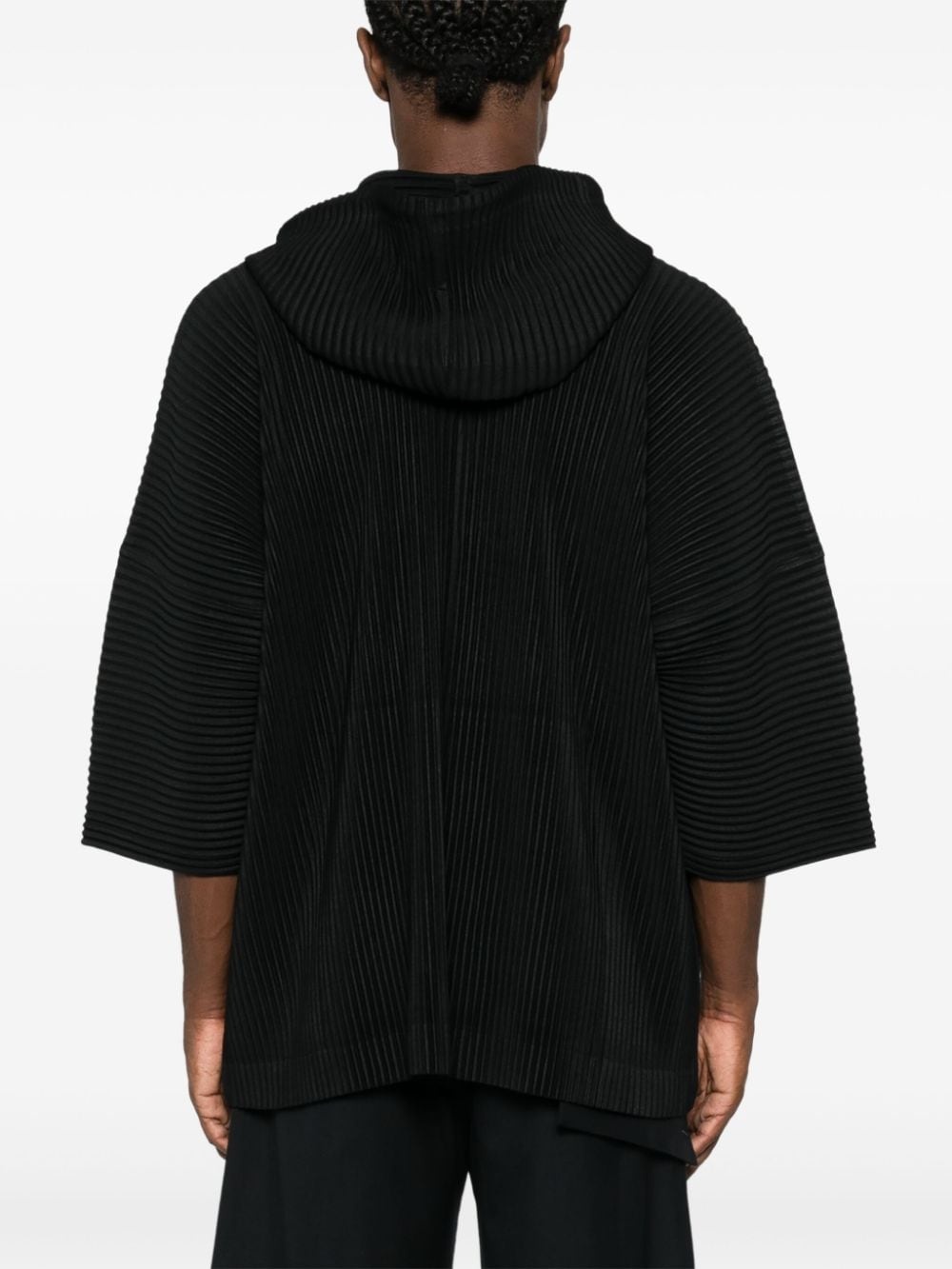 Mc June plissé hooded T-shirt - 4