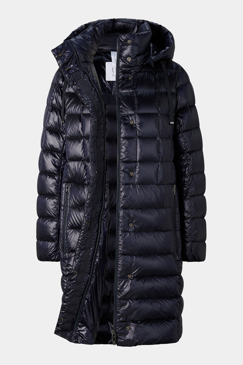 Meryl Down Coat in Navy 2