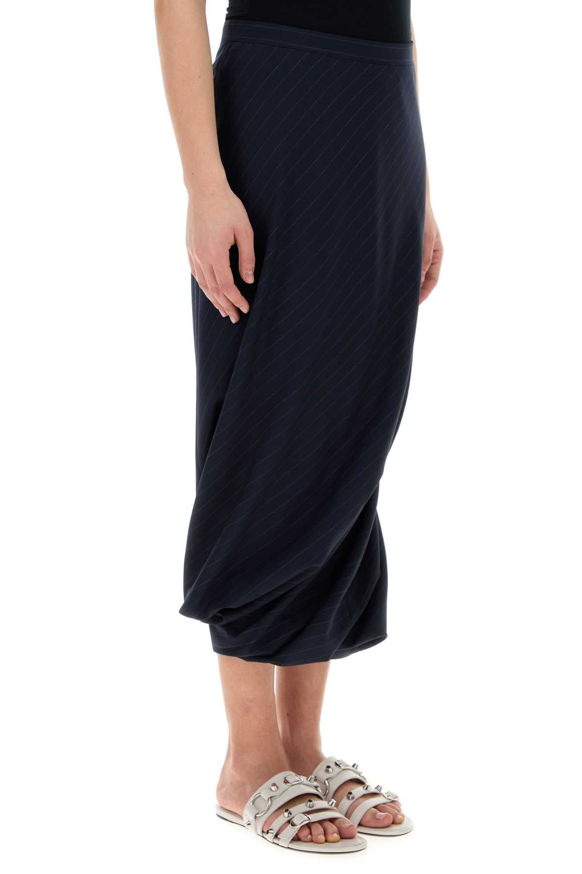 Balenciaga Women Embroidered Wool Skirt - 3