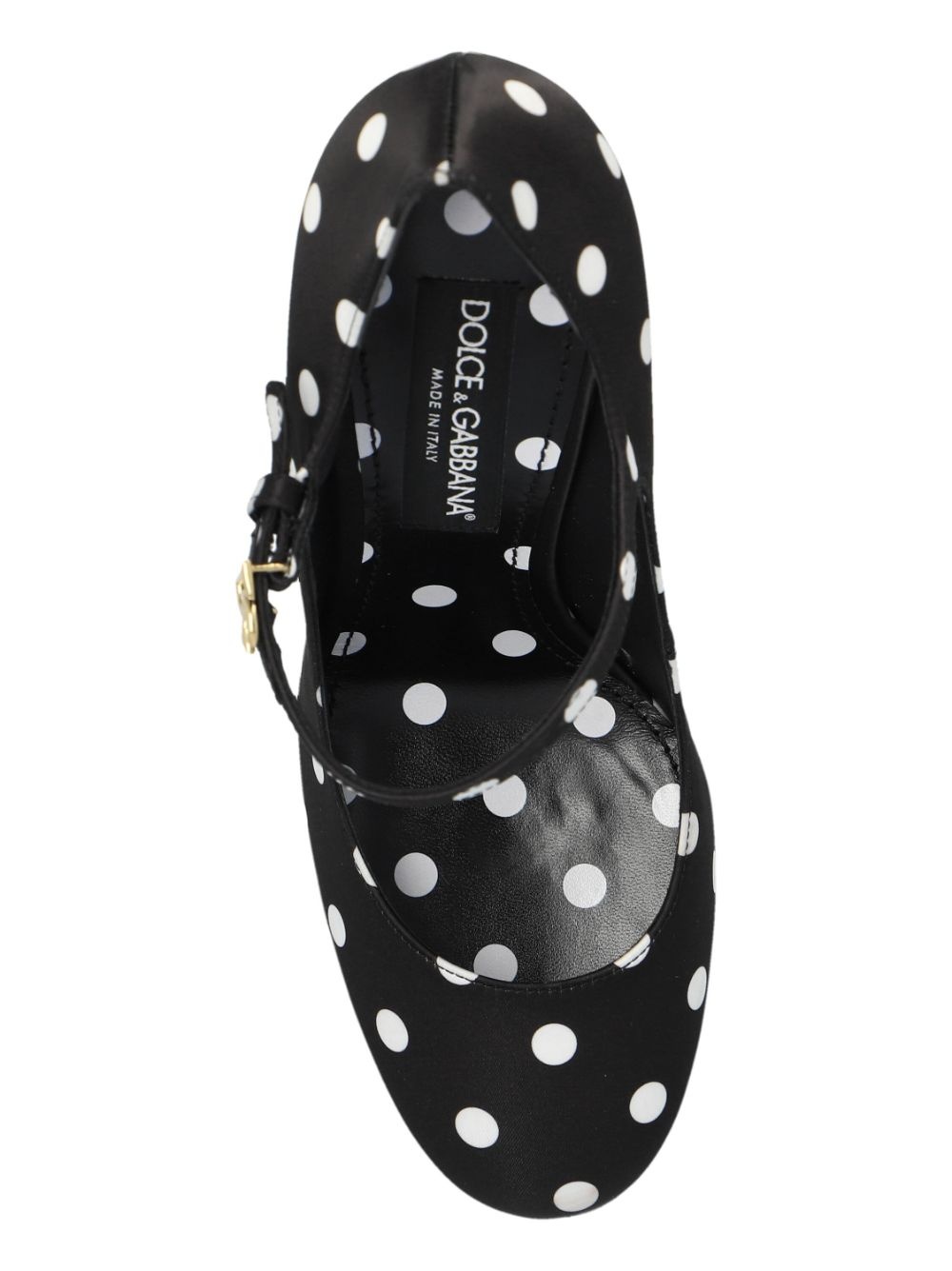 105mm polka-dot print Mary Jane pumps - 6