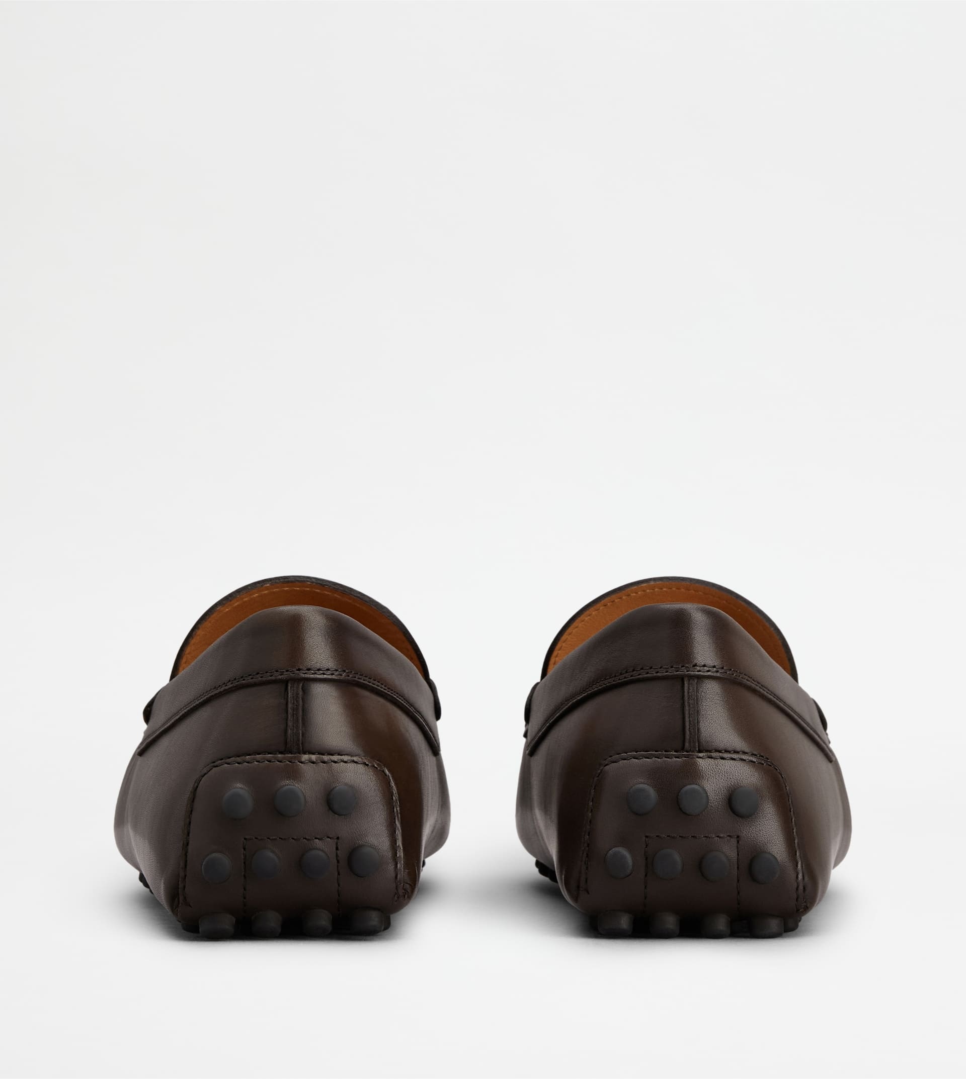 GOMMINO DRIVING SHOES IN LEATHER - BROWN - 3