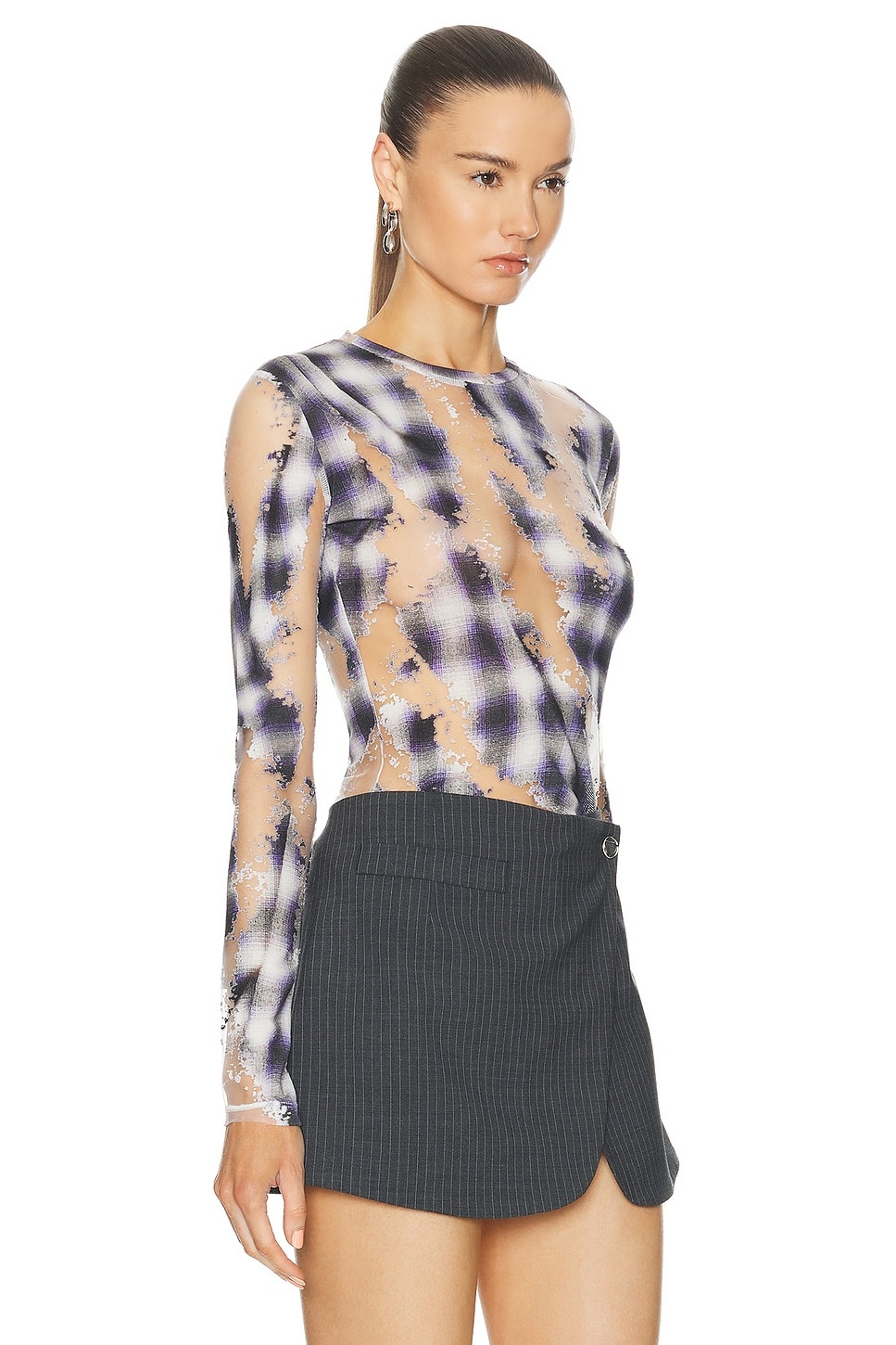 Devore Long Sleeve Top - 2