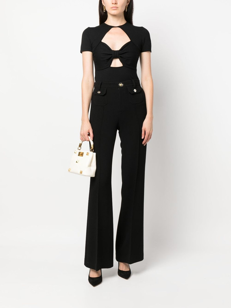 GIAMBATTISTA VALLI cut-out short-sleeve top outlook
