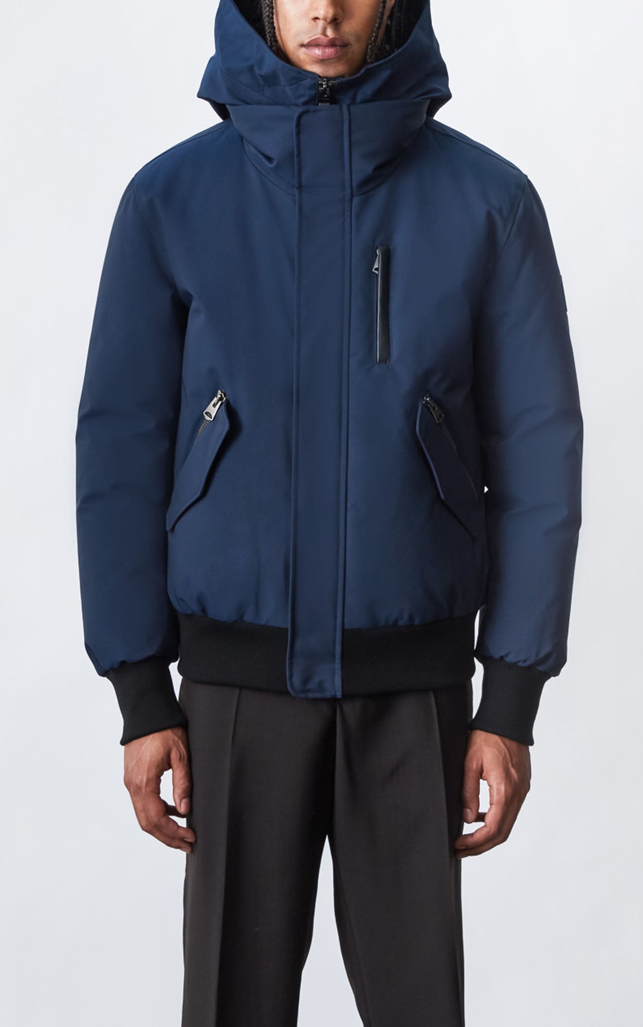 美品 mannish duck down jacket ブラック SAVE THE DUCK JUNCUS HOODED JACKET - SAVE THE DUCK - Finizio