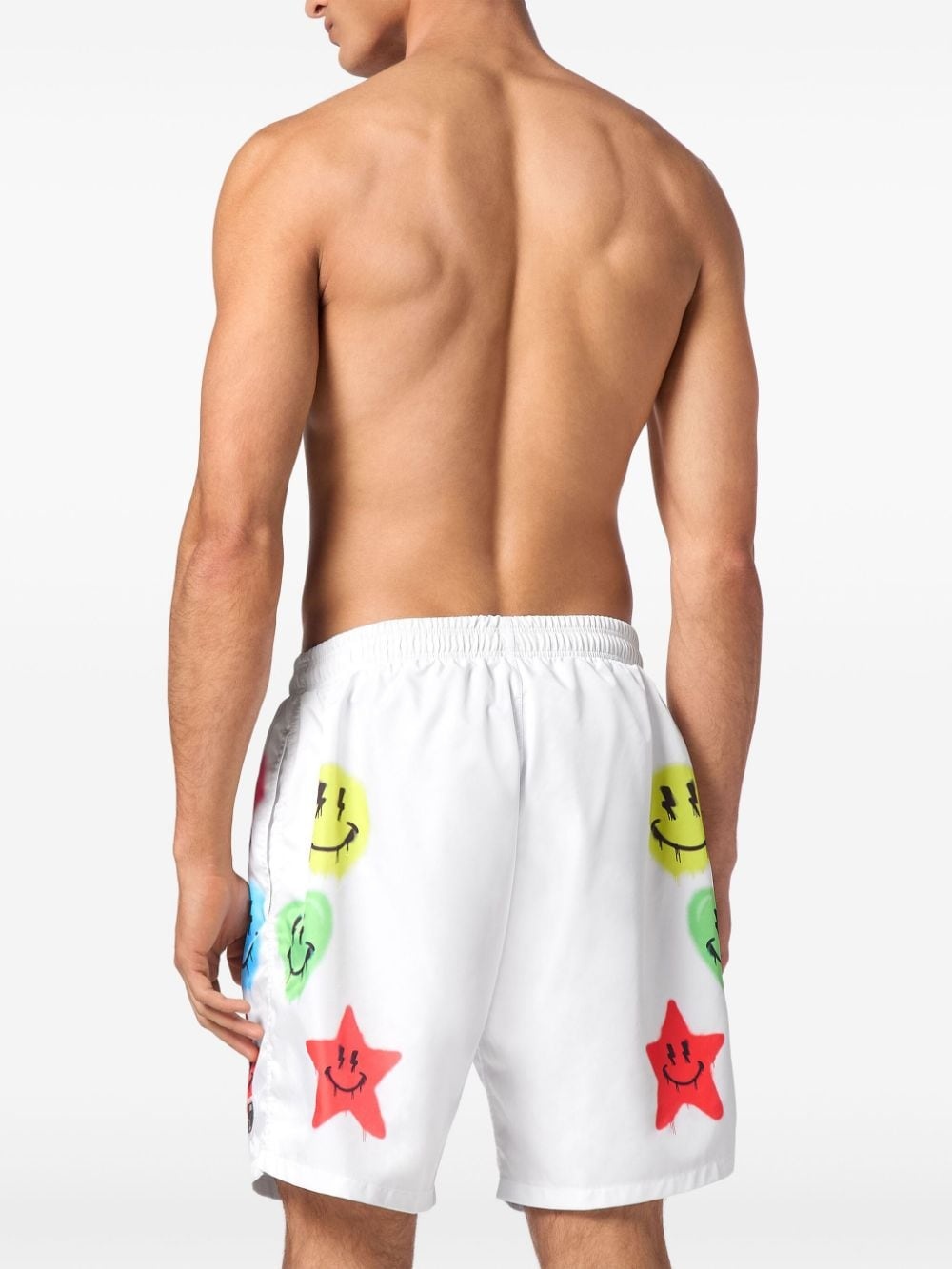 graphic-print swim shorts - 3