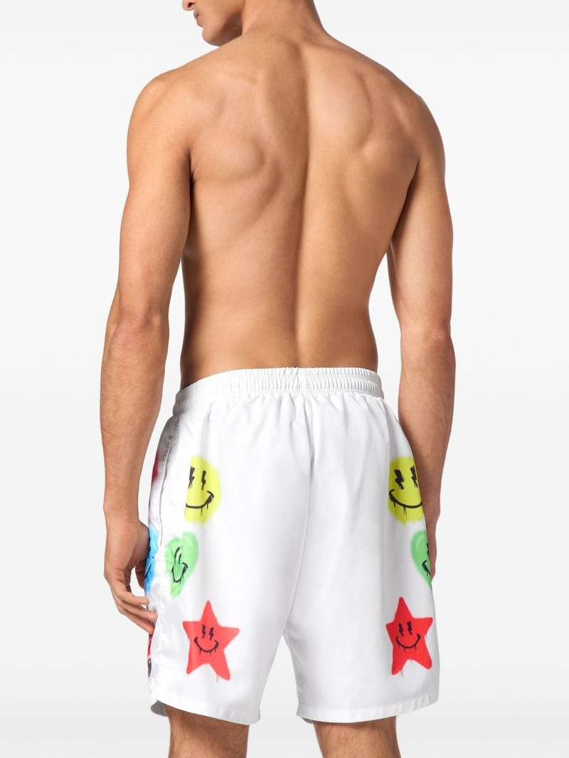 graphic-print swim shorts 3