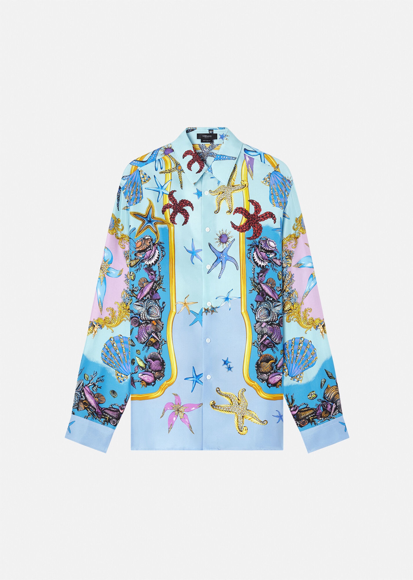 Trésor de la Mer Print Silk Shirt - 1