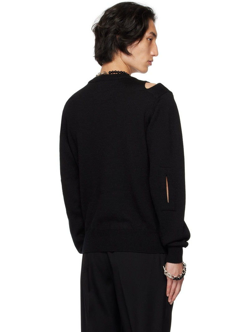 Black Cutout Sweater 3