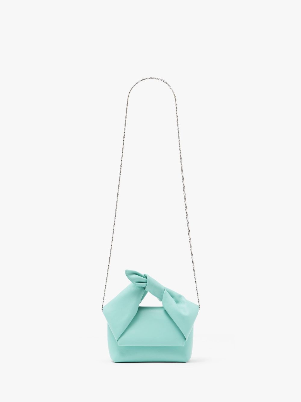 TWISTER WITH BOW DETAIL - SMALL LEATHER TOP HANDLE BAG - 5