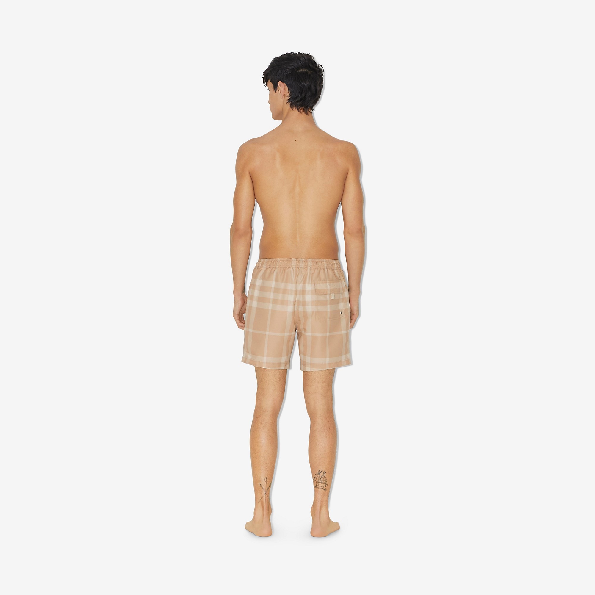 Check Drawcord Swim Shorts - 4