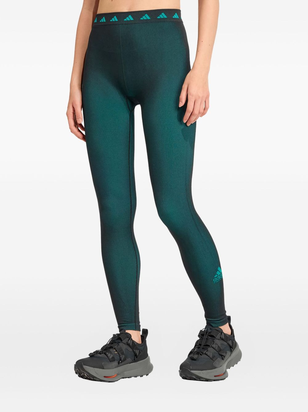 logo-waistband leggings - 2