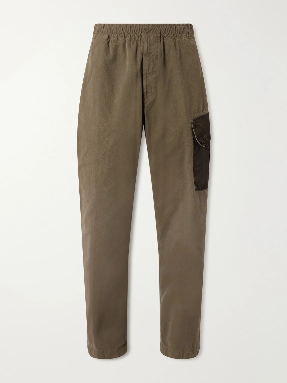 Wide-Leg Garment-Dyed Organic Panama Cotton Trousers - 1