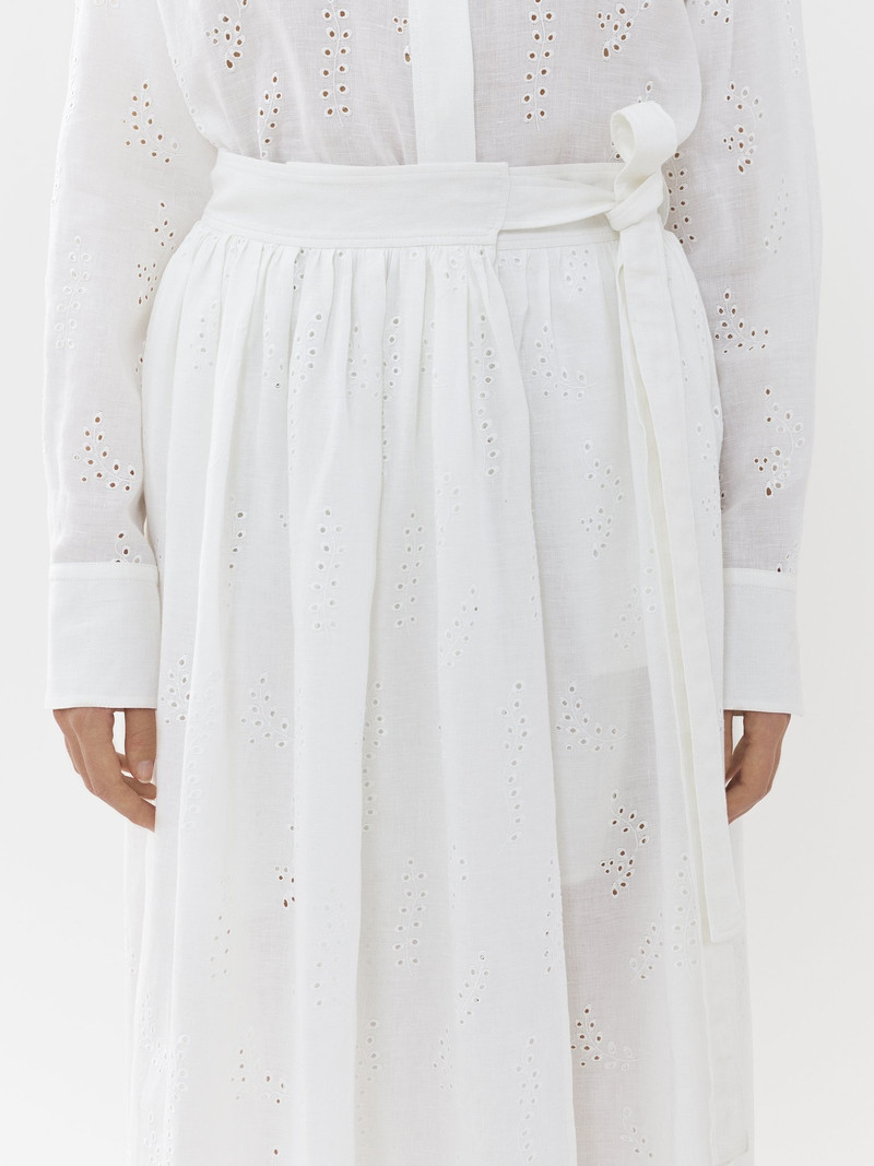 CHLOÉ X ERES PALOMA LONG WRAP SKIRT 6