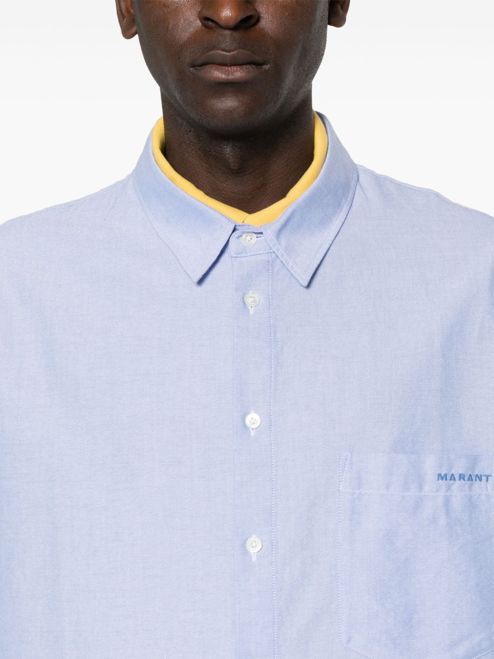 Iggy logo-embroidered shirt - 5