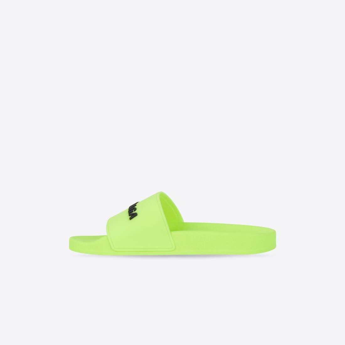 Men's Pool Slide Sandal in Fluo Yellow - 4