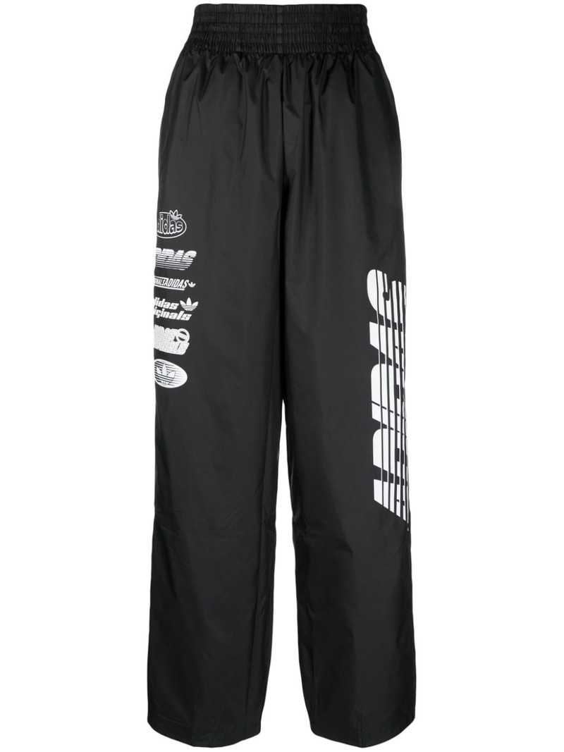 logo-print elastic-waist track pants 1