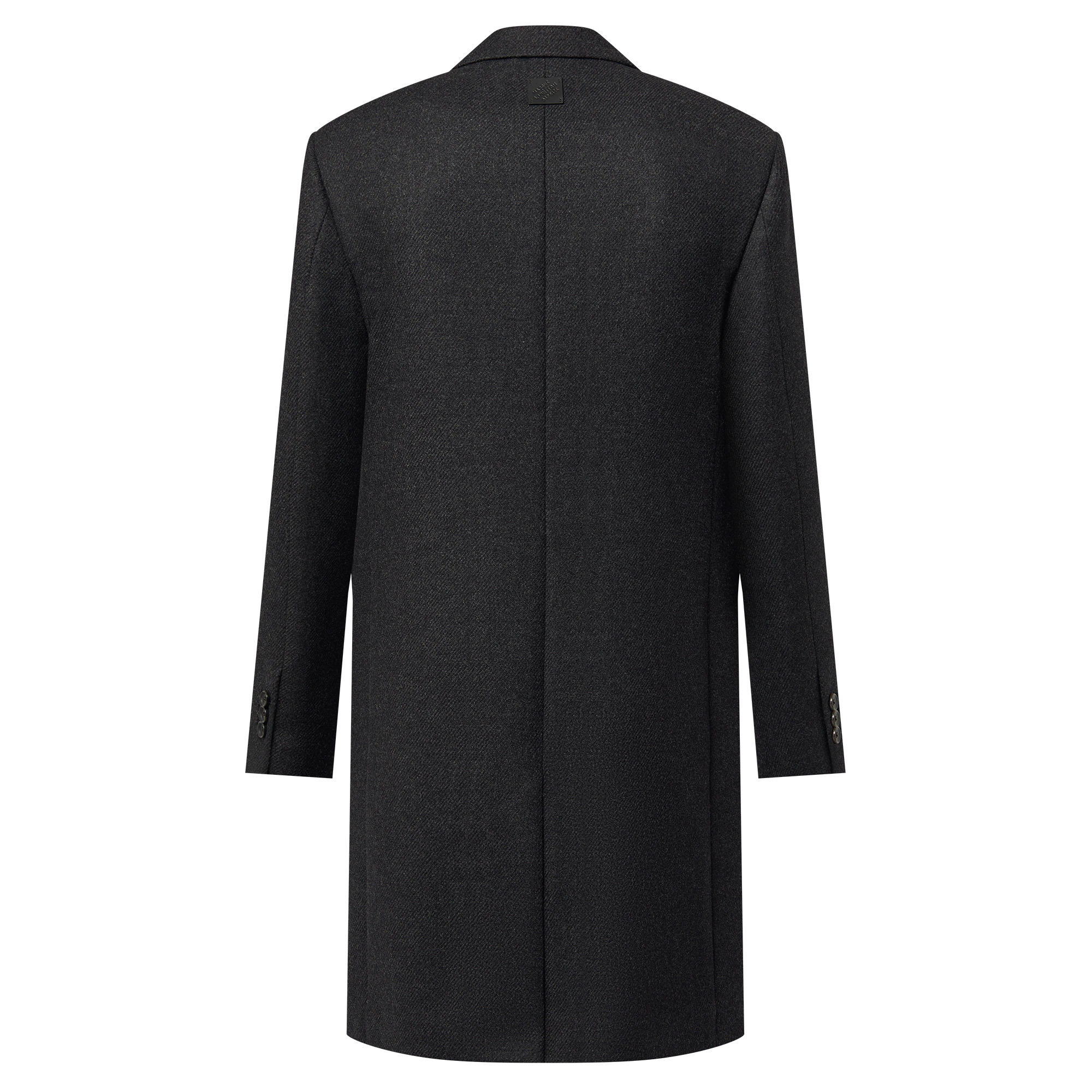 Double-Breasted Cashmere And Wool Blend Tailored Coat - 4