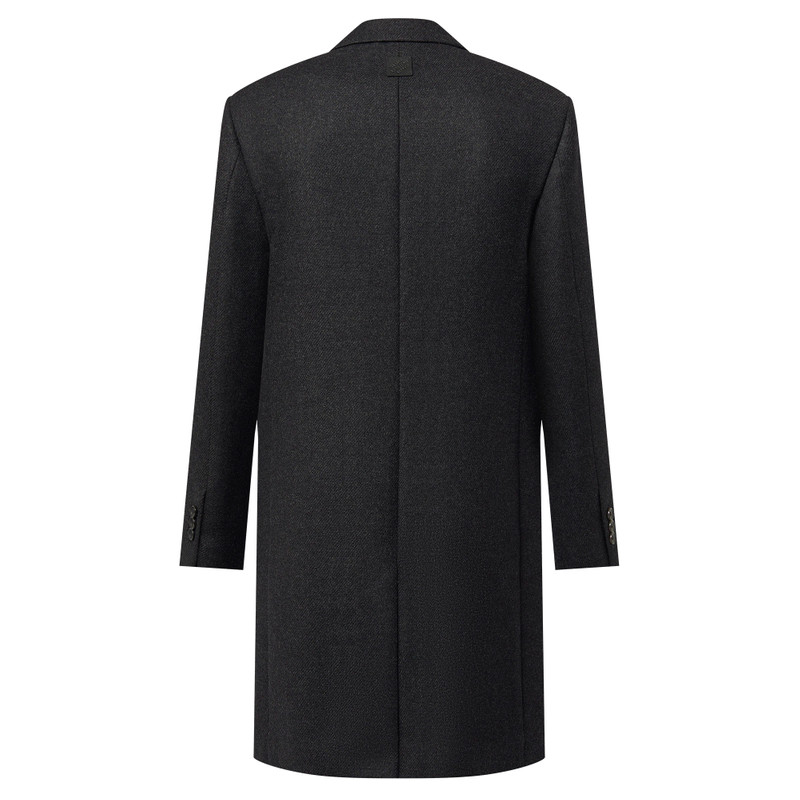 Double-Breasted Cashmere And Wool Blend Tailored Coat 4