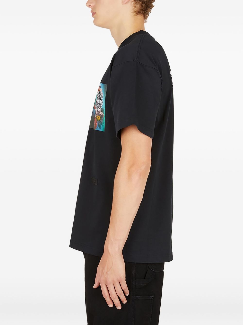floral-print T-shirt - 3