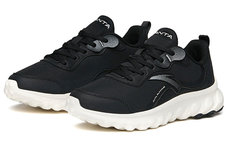 (WMNS) ANTA Running Series Sneakers 'Black Silver White' 122115582-8 - 2
