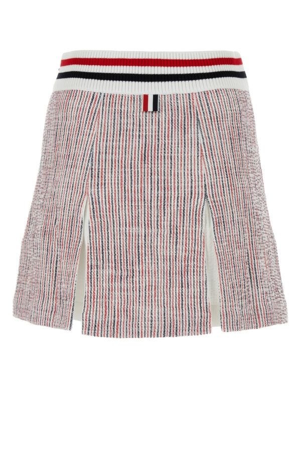 【関税&送料込】Thom Browne Embroidered Stretch Tweed Mini S Thom Browne Check Summer Tweed Fray Cropped Sack Sport Coat