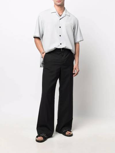 sacai tailored belted waist trousers outlook