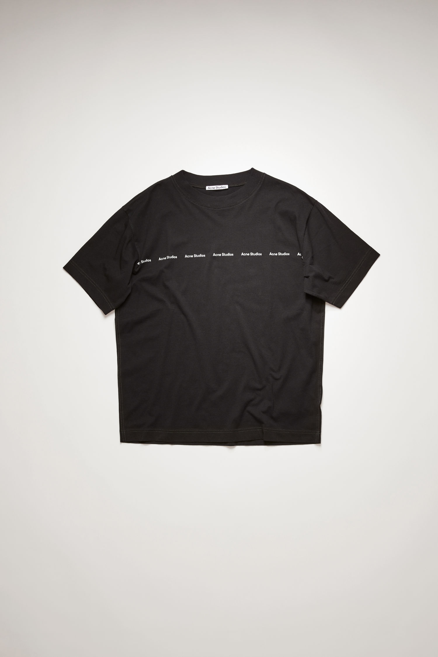 Logo print t-shirt black - 1