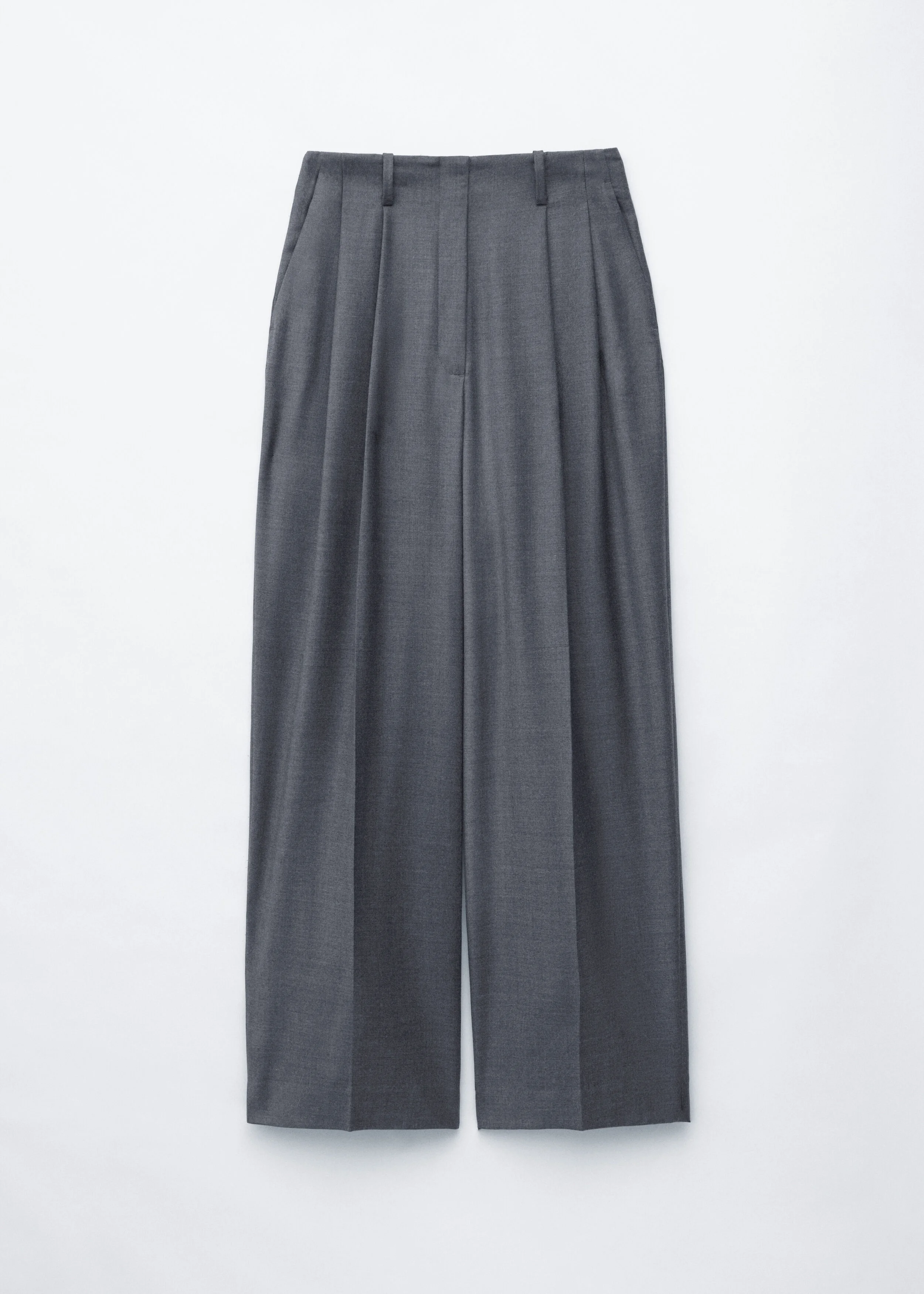 High-Waist Tailored Trousers - 1