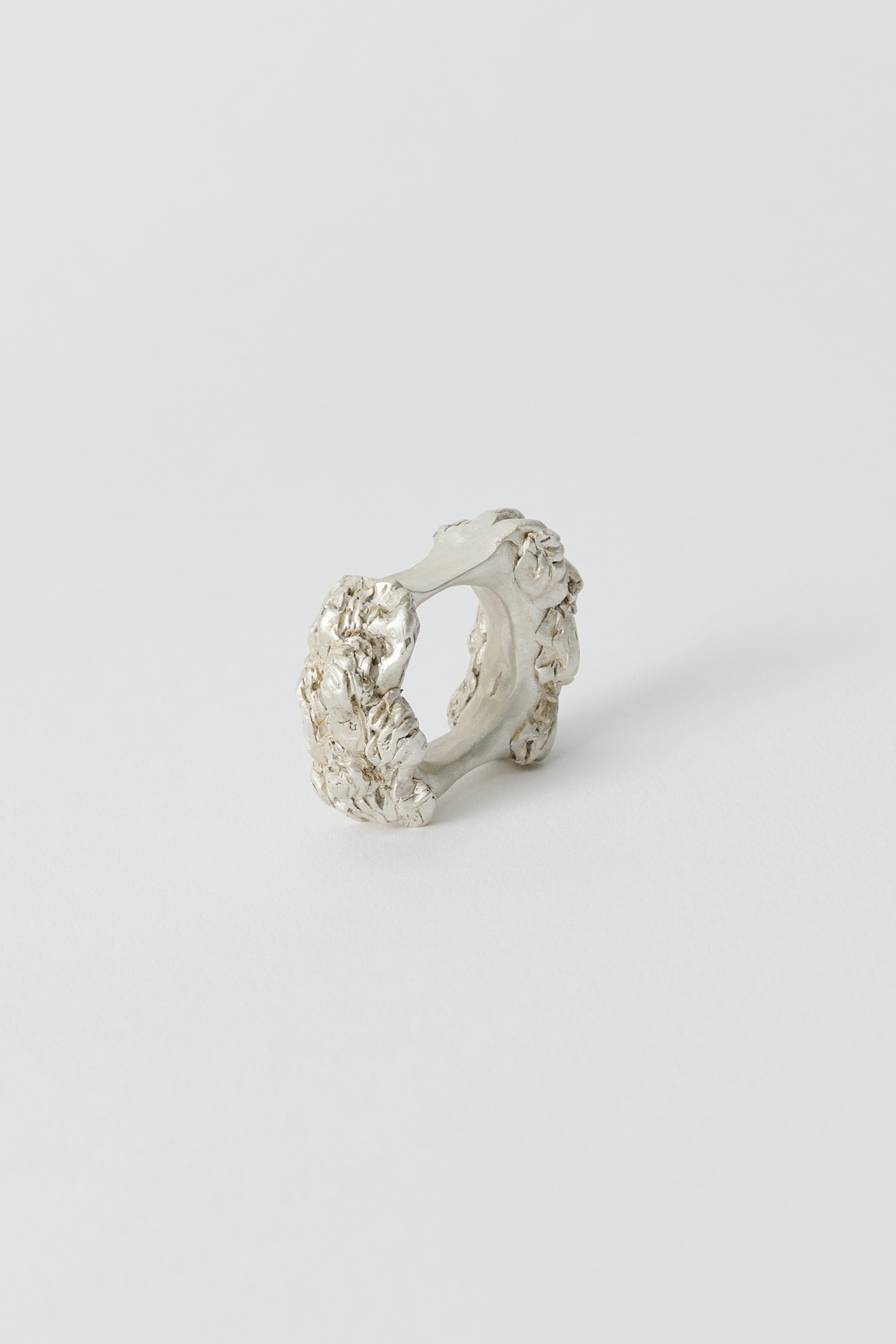 Oyster Ring Grande Silver - 3