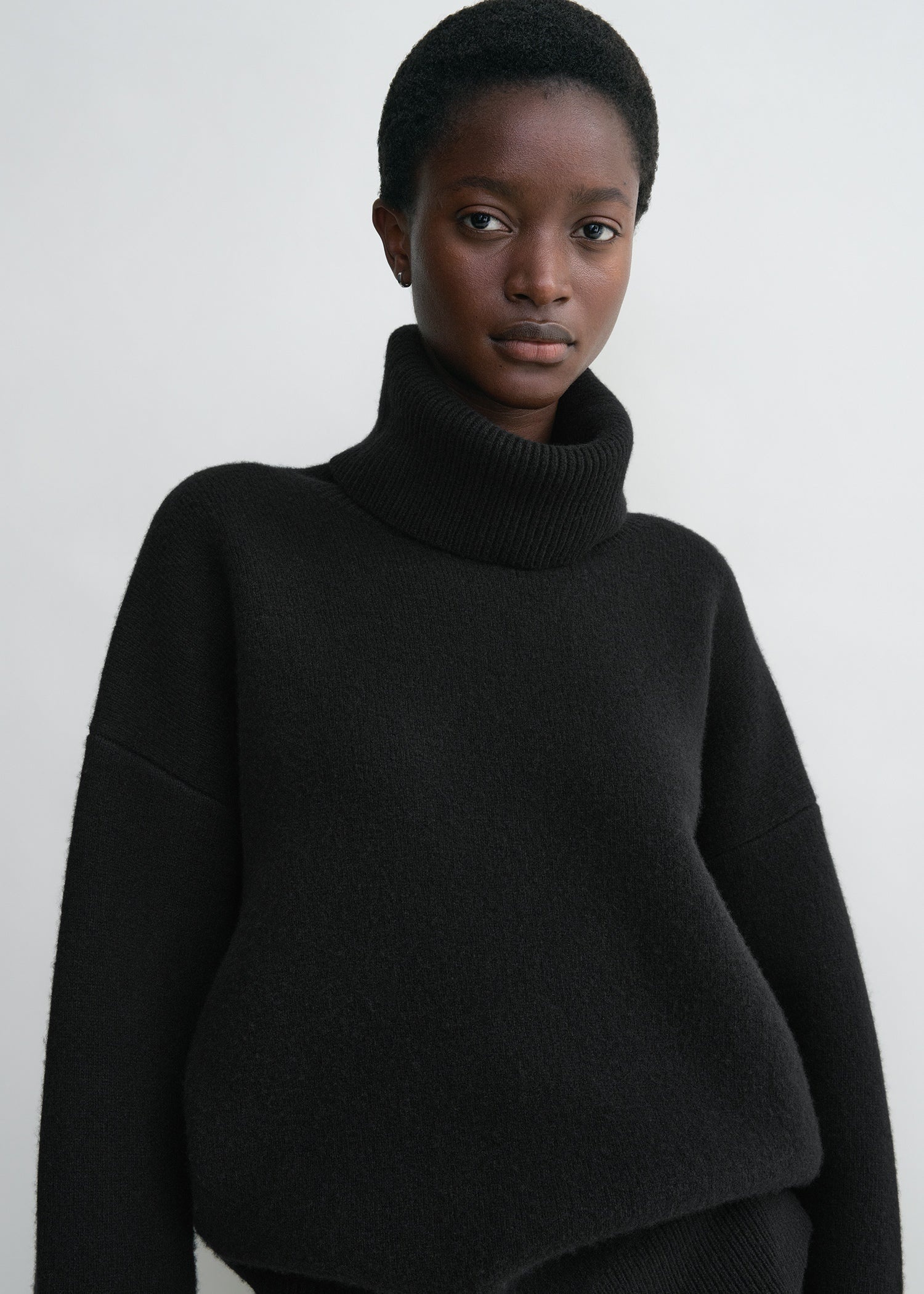 Double-knit turtleneck black - 5
