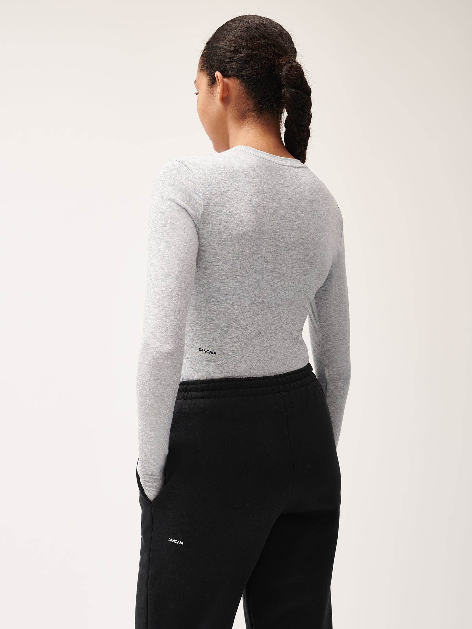 Women's 365 Cotton-Stretch Long-Sleeved Top - Grey Marl - 3