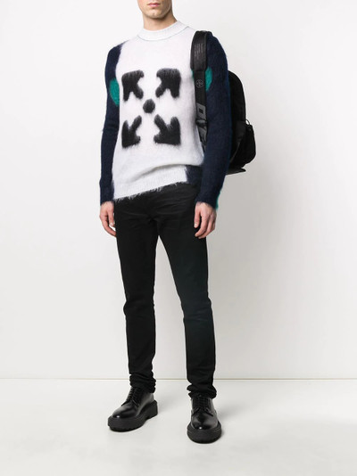 Off-White Arrows intarsia jumper outlook