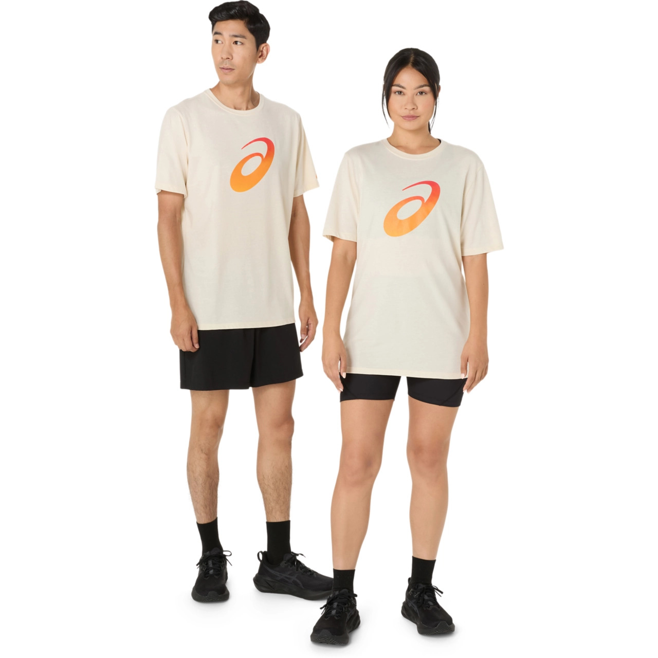 UNISEX SHORT SLEEVE GRADIENT SPIRAL LOGO TEE - 8