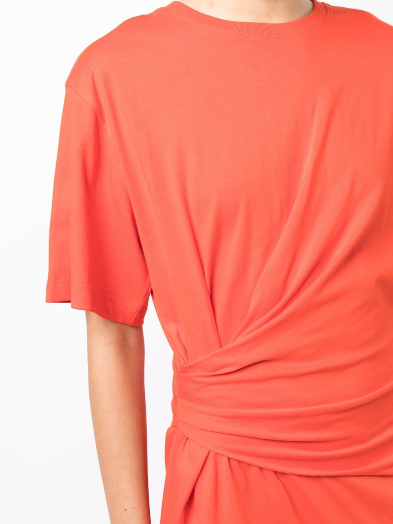 short-sleeve ruched-detail minidress 5