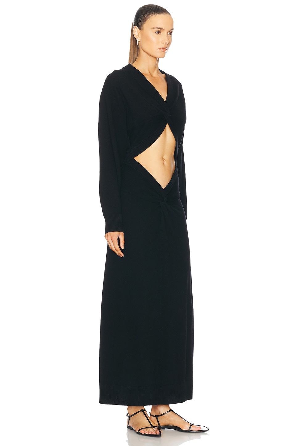 Twist Disconnect Cashmere Dress - 2
