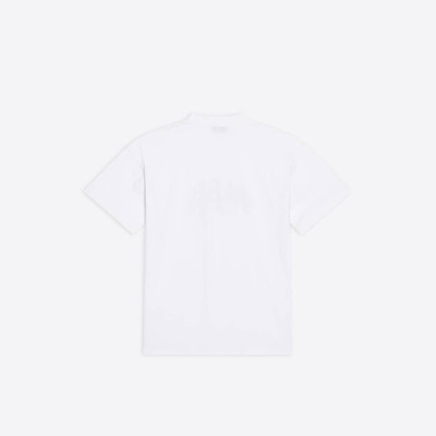 BALENCIAGA Women's Cities Paris T-shirt Medium Fit in White outlook