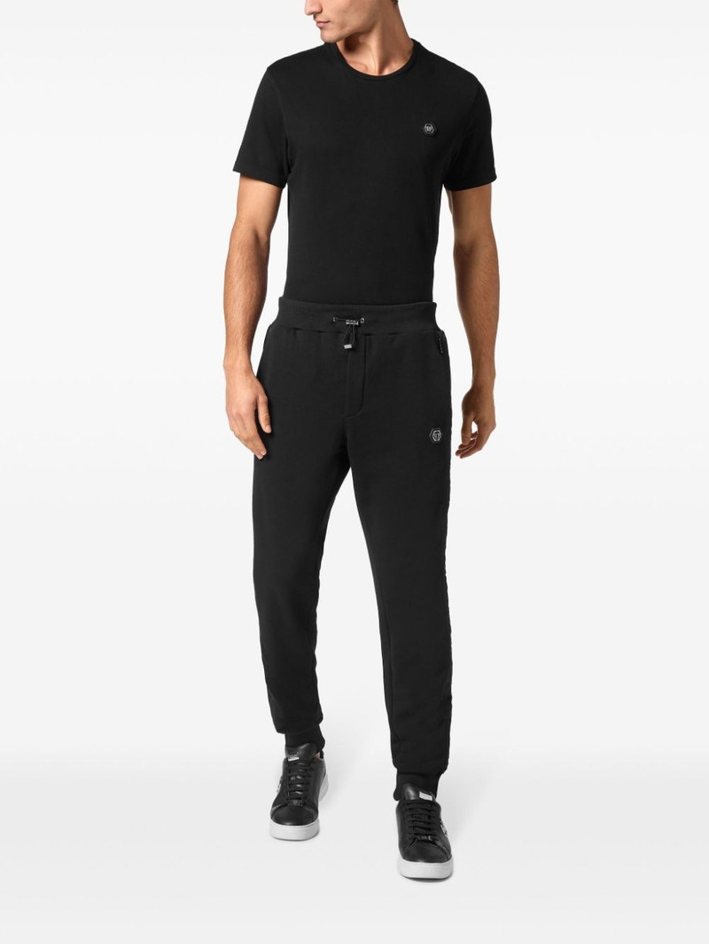 PHILIPP PLEIN logo-patch joggers outlook