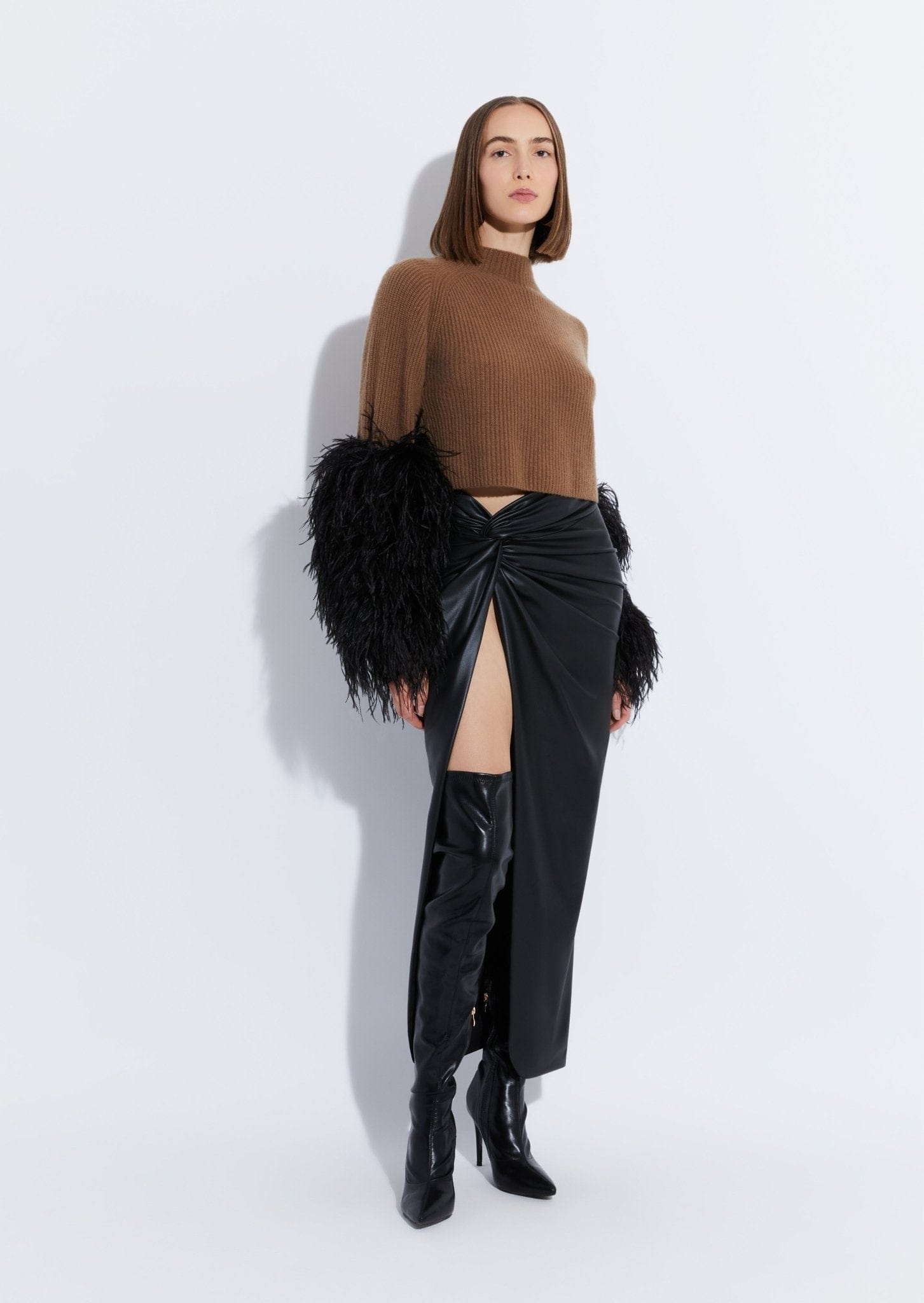 Faux Leather Sarong - 2