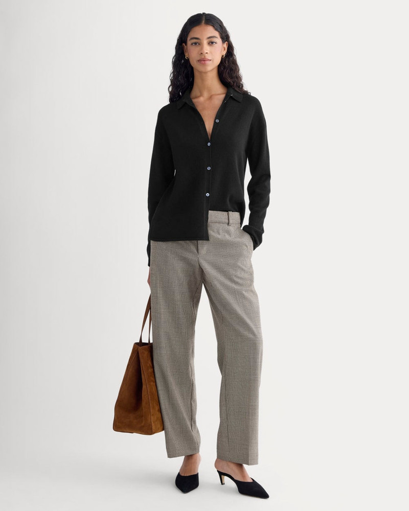 CASHMERE BUTTON-UP SHIRT 3