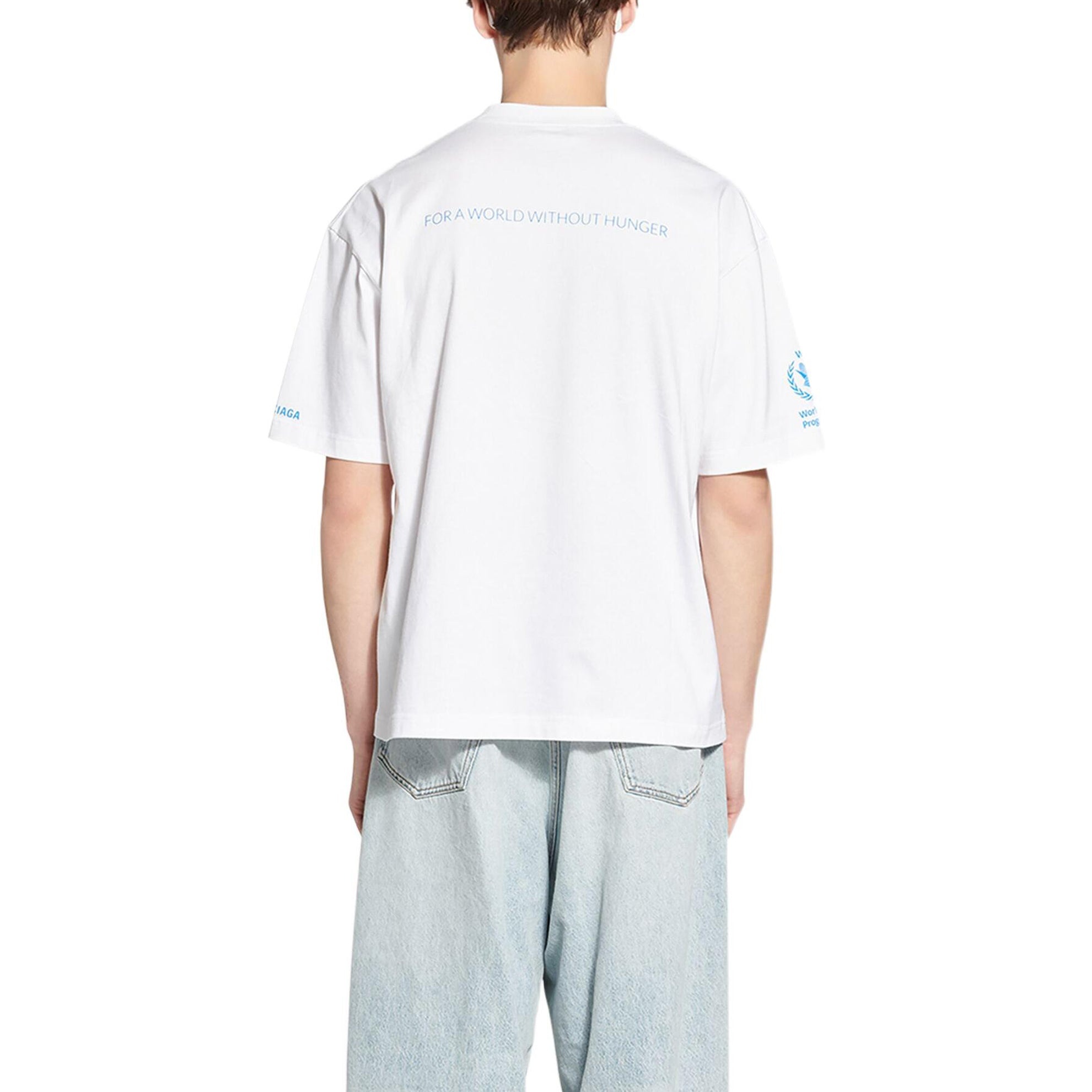 Balenciaga x WFP T-Shirt Medium Fit 'White' 612966TMVL29086 - 4