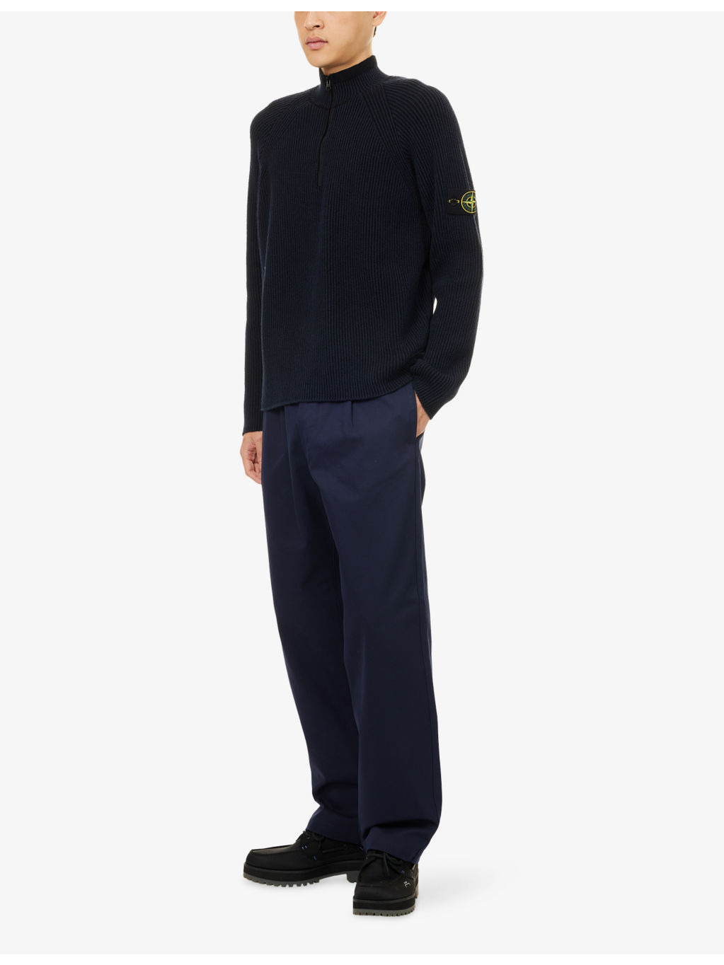 Gabardine Marina Belted Woven Trousers - 2