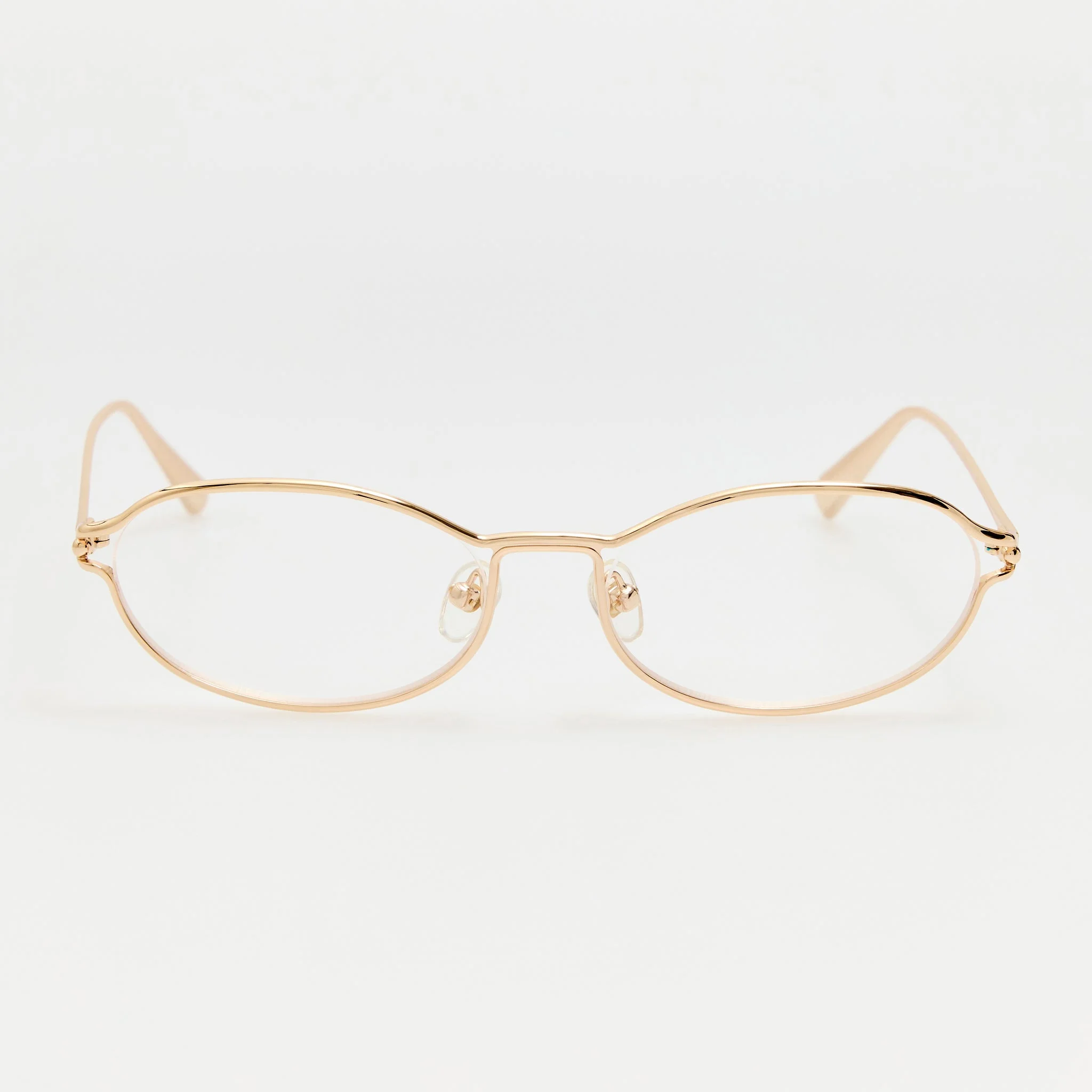 Oval Optical in Gold - 1