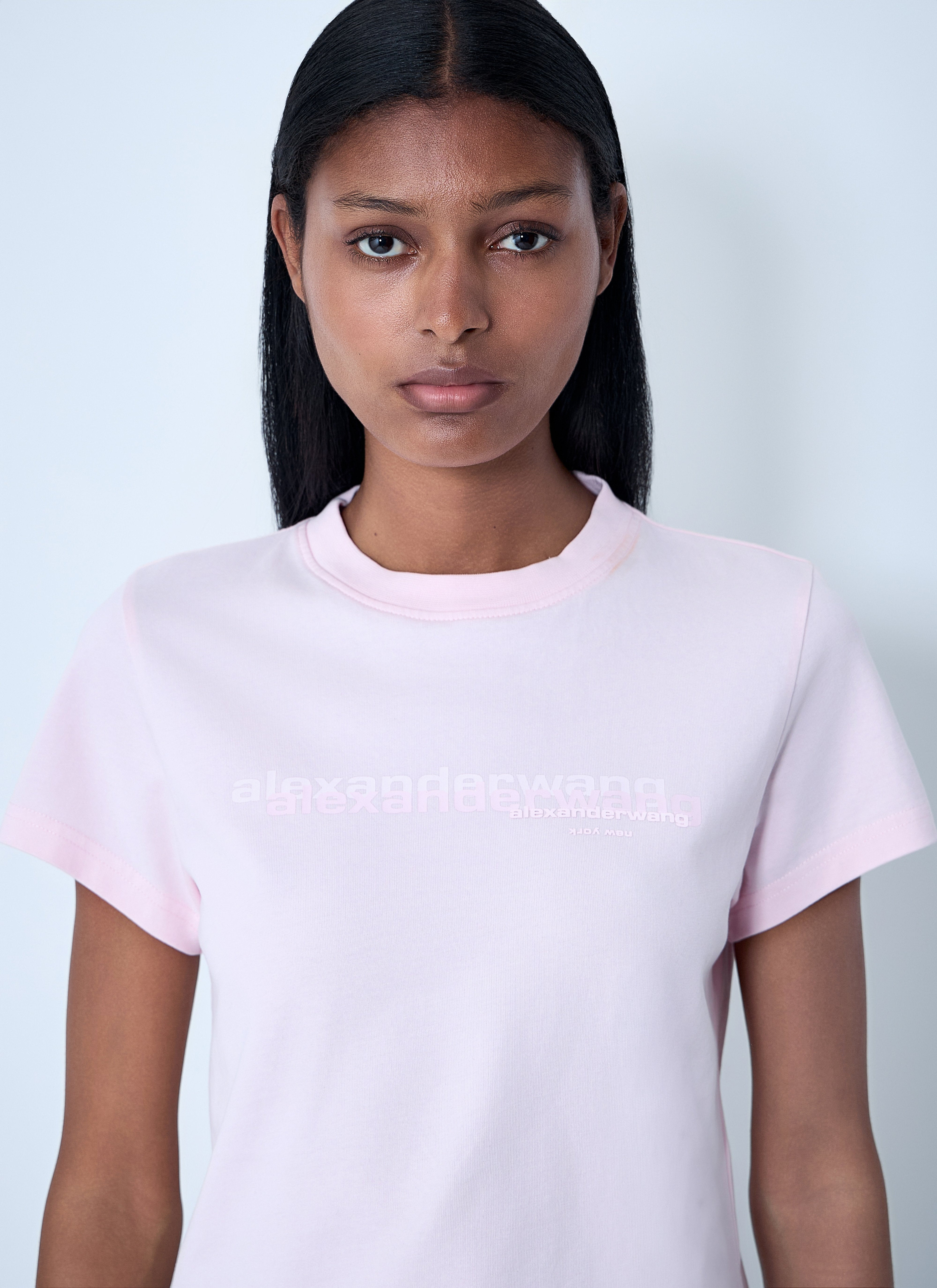 Alexander Wang Women Logo Motif T-Shirt - 5