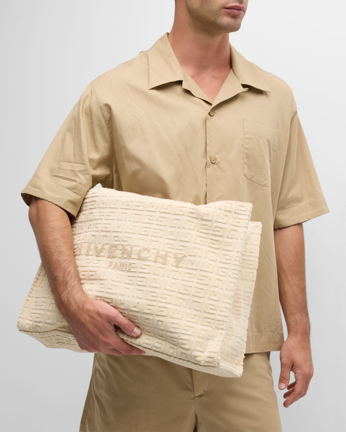 Men's Medium G-Tote Bag in 4G Cotton Toweling - 2