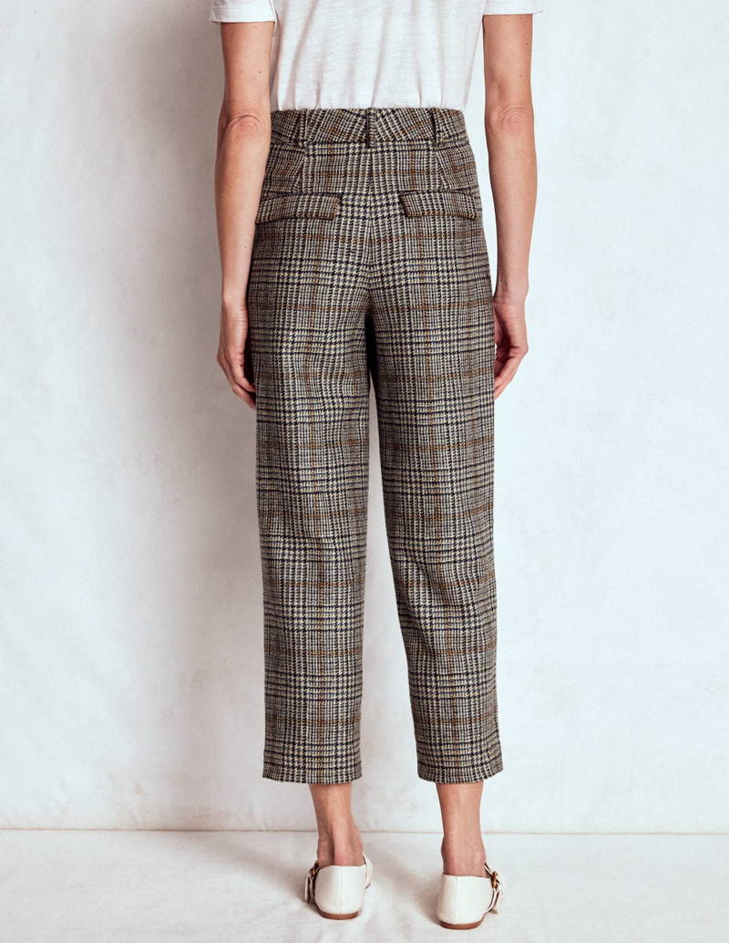 Bloomsbury Wool Pants-Blue and Grey Prince of Wales 4